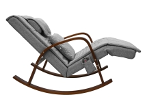 Массажное кресло качалка FUJIMO F2002 МСX Time2Chill Grey (Tailor 7) Вишня