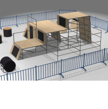 Паркур площадка для крытых помещений Паркур площадка для крытых помещений