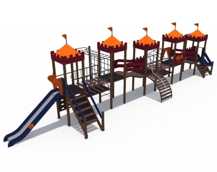 Детский игровой комплекс Империя Крепость Н-900 и Н-1500 ДИО 02050, фото 1