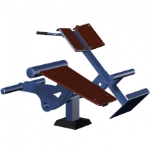 Пресс Barbell МВ 7.13 (угол наклона +20гр) + гиперэкстензия