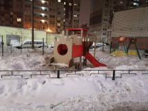 Паровозик с рукоходом и горкой Н-750 ДИФ 01291
