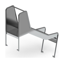 Горка для геопластики из нержавеющей стали 600 SNG 600.470-01