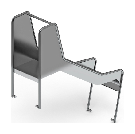 Горка для геопластики из нержавеющей стали 600 SNG 600.470-01, фото 3