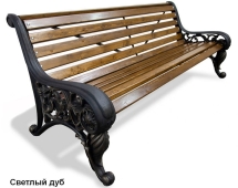 Скамейка парковая Москва, Лиственница 1,5 м