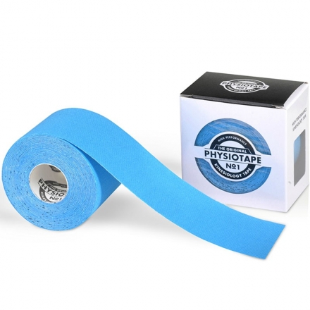 Тейп кинезиологический PhysioTape No.1 Blue, 5 см x 5 м, арт. 100398, голубой, фото 1