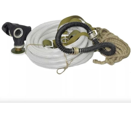 Противогаз шланговый РИМ ПШ-10С шланг ПВХ с маской ШМП 5487, фото 1