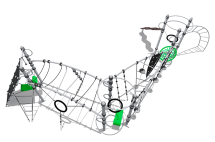 Спортивный комплекс ВСТ 7710 для спортивной площадки Спортивный комплекс ВСТ 7710 для спортивной площадки
