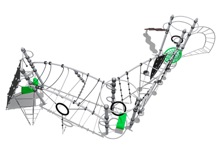 Спортивный комплекс ВСТ 7710 для спортивной площадки, фото 2