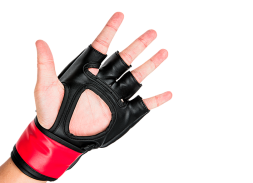 (UFC Перчатки MMA для грэпплинга 5 унций красные L/XL), фото 1