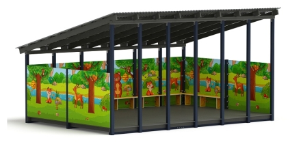 Теневой навес (Полянка) - МФ 71.6.4-07, фото 3