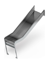 Горка из нержавеющей стали приставная 900 SNP 900.470-02