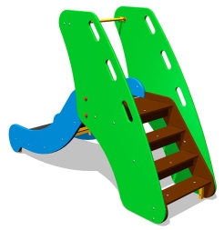 Детская горка Заря Г045 H=650 для игровых площадок, фото 2