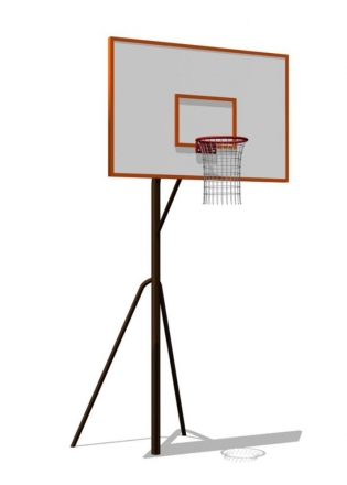 Стойка с баскетбольным щитом ФК065.02, фото 1