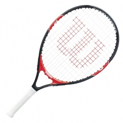 Ракетка б/т Wilson Roger Federer 21 Gr00000,арт.WRT200600, для дет.5-6лет, алюм., со струн,красн-чер