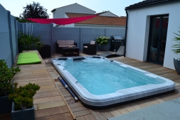 Композитный спа-бассейн с противотоком Jazzi Pool Oasis SKT339G-23, фото 4 Композитный спа-бассейн с противотоком Jazzi Pool Oasis SKT339G-23, фото 4