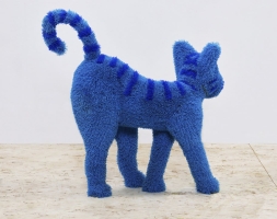 Топиари кот Полосатик, модель 1 - газон Eco, фото 2