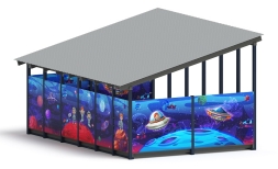 Теневой навес (Космопорт. Космос) - МФ 71.6.4-08, фото 2 Теневой навес (Космопорт. Космос) - МФ 71.6.4-08, фото 2