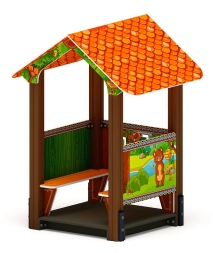 Домик малый 4 (Полянка) МФ 10.01.04-04, фото 1 Домик малый 4 (Полянка) МФ 10.01.04-04, фото 1