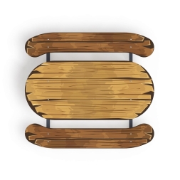 Столик детский овальный - МФ 31.01.09-02, фото 3 Столик детский овальный - МФ 31.01.09-02, фото 3