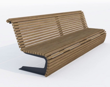 Скамейка TORUDA 4 - 1,8 м, фото 4