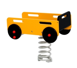 Качалка на пружине Construction machines Прицеп для детской площадки, фото 1