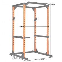 Силовая рама DFC DCGE02 (чёрный/оранжевый, три короба) Силовая рама DFC DCGE02 (чёрный/оранжевый, три короба)