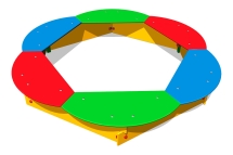 Детская песочница Ромашка П006 для игровой площадки