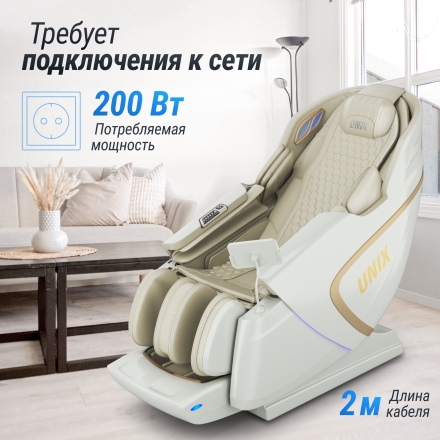 Массажное кресло UNIX Med Aura White, фото 8