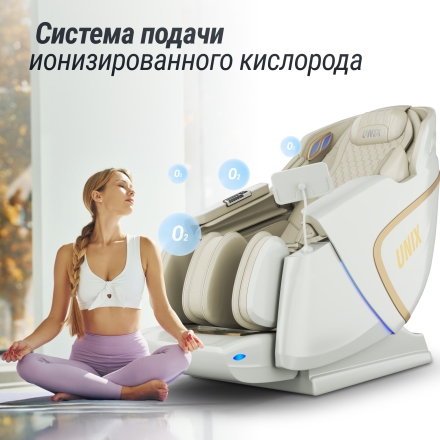 Массажное кресло UNIX Med Aura White, фото 21
