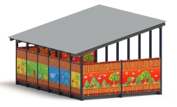 Теневой навес (Карандаши) - МФ 71.6.4-09, фото 4 Теневой навес (Карандаши) - МФ 71.6.4-09, фото 4