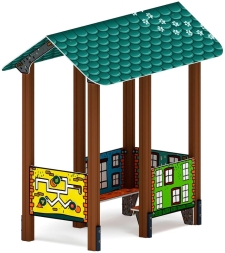 Домик средний 1 (Город) МФ 10.01.05-01, фото 3 Домик средний 1 (Город) МФ 10.01.05-01, фото 3