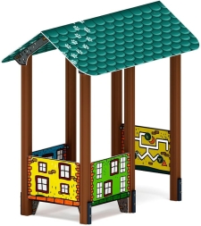 Домик средний 1 (Город) МФ 10.01.05-01, фото 2 Домик средний 1 (Город) МФ 10.01.05-01, фото 2