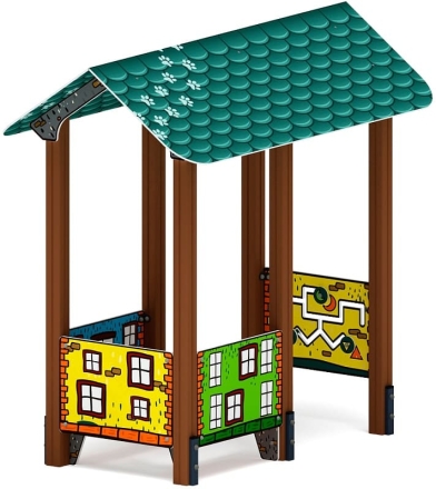 Домик средний 1 (Город) МФ 10.01.05-01, фото 2