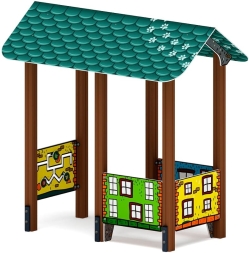 Домик средний 1 (Город) МФ 10.01.05-01, фото 1 Домик средний 1 (Город) МФ 10.01.05-01, фото 1