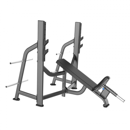 E-7042 Скамья-стойка для жима под углом вверх (Olympic Bench Incline), фото 1