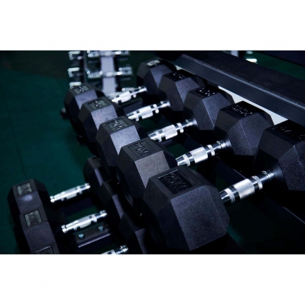 Гантель гексагональная обрезиненная ZSO,  4 кг, фото 3