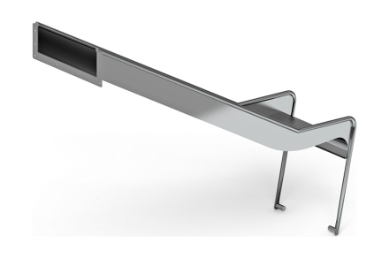 Горка из нержавеющей стали приставная 1200 SNP 1200.470-02, фото 4