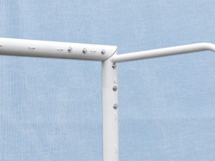 Ворота футбольные 5х2м, круглая труба D=89мм, фото 3