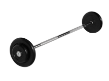 Штанга неразборная &quot;Barbell&quot; с чёрными дисками d 25 мм, 17,5 кг