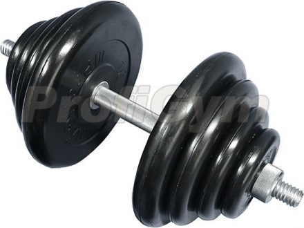 Гантель разборная обрезиненная Антат 40 кг ГРРА-40 , фото 1