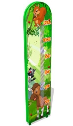 Ростомер детский уличный двусторонний Лесной мир ИМ127 для игровых площадок