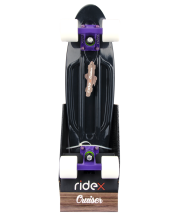 Круизер пластиковый Blackout, 22''x6'', Abec-7 Chrome