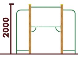 Рукоход 09001 для детской спортивной площадки, фото 2