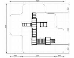 Детская игровая площадка В гостях у сказки ДИК 1.05.01-07.С H=900, фото 6