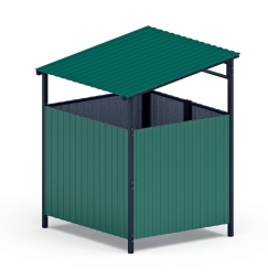 Навес контейнерной площадки для мусора (1 секция) МФ 55.02.02.1-01, фото 3