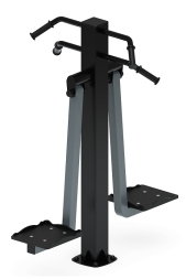 Маятник двойной (серый) - Уличный тренажер - СТ 029-13.П, фото 4