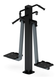 Маятник двойной (серый) - Уличный тренажер - СТ 029-13.П, фото 3