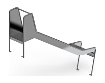 Горка для геопластики из нержавеющей стали 1200 SNG 1200.470-01