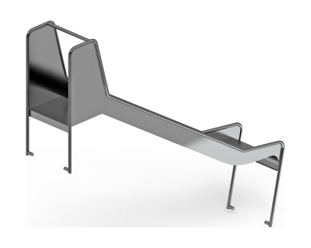 Горка для геопластики из нержавеющей стали 1200 SNG 1200.470-01, фото 4