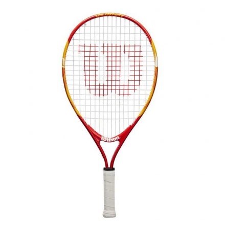 Ракетка б/т Wilson US Open 21, арт. WRT20310U,для детей 5-6 лет,алюминий,со струнами, оранжево-красн, фото 1